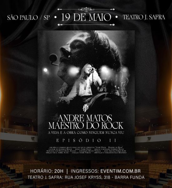 Andre Matos Maestro Do Rock Teatro J Safra