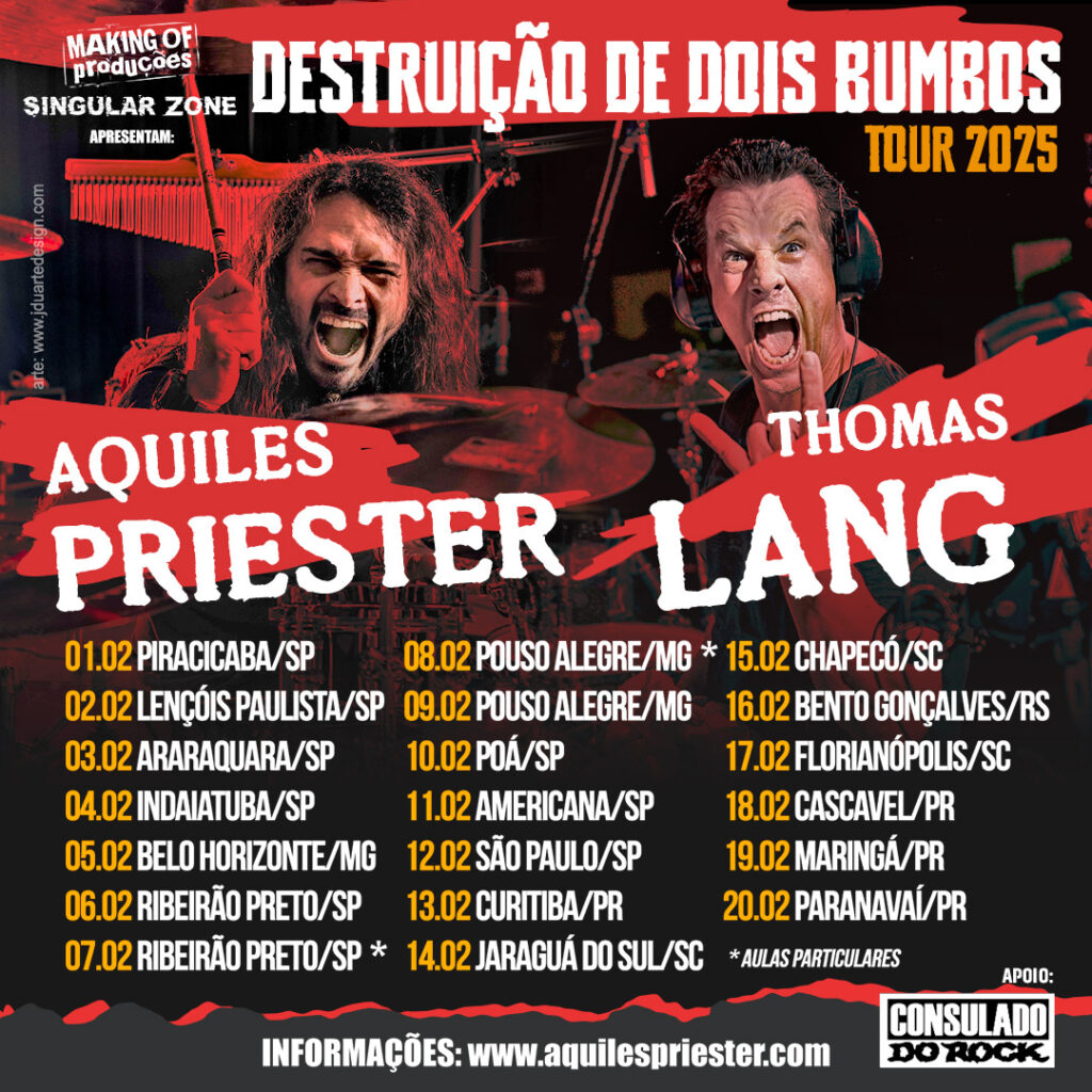 Aquiles Priester E Thomas Lang 2025 Tour Dates