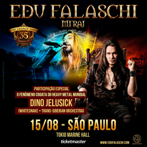 Edu Falaschi Dino São Paulo 2026 Miraj Tour