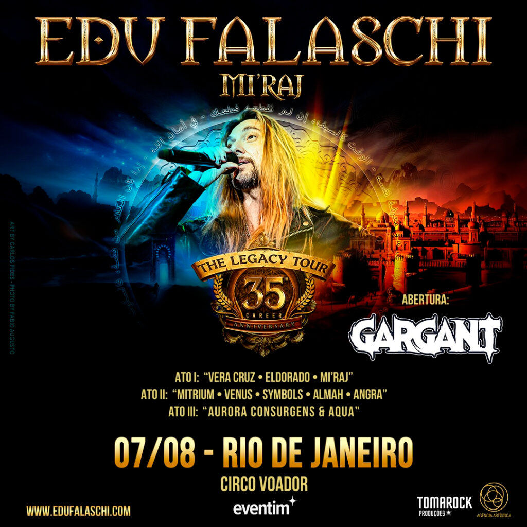 Edu Falaschi Rio De Janeiro 2026 Miraj Tour