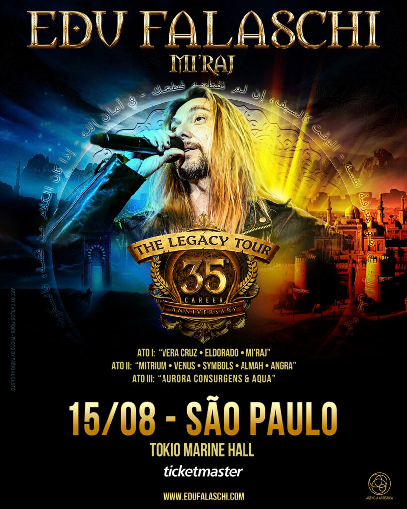 Edu Falaschi São Paulo 2026 Miraj Tour